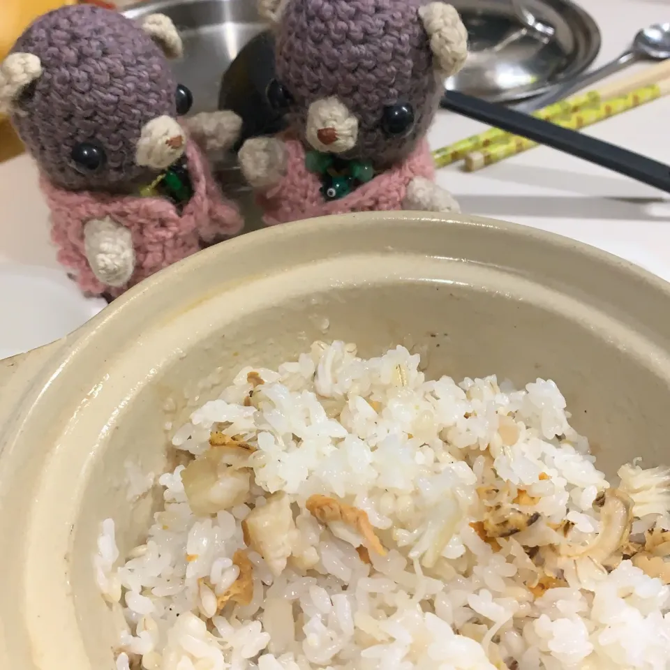 ちょい間違った帆立ご飯o(･x･)/|chagashiさん