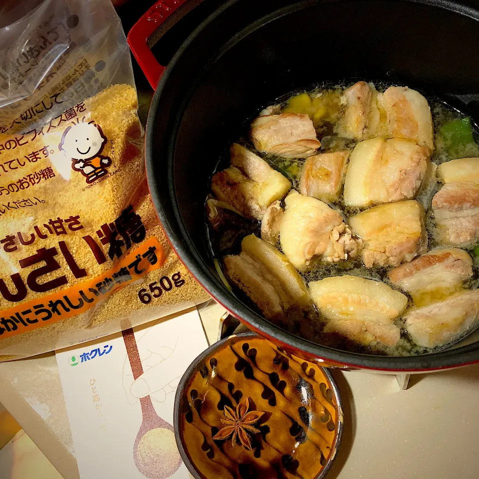 てんさい糖で豚角煮cooking|Noriyuki Saitoさん