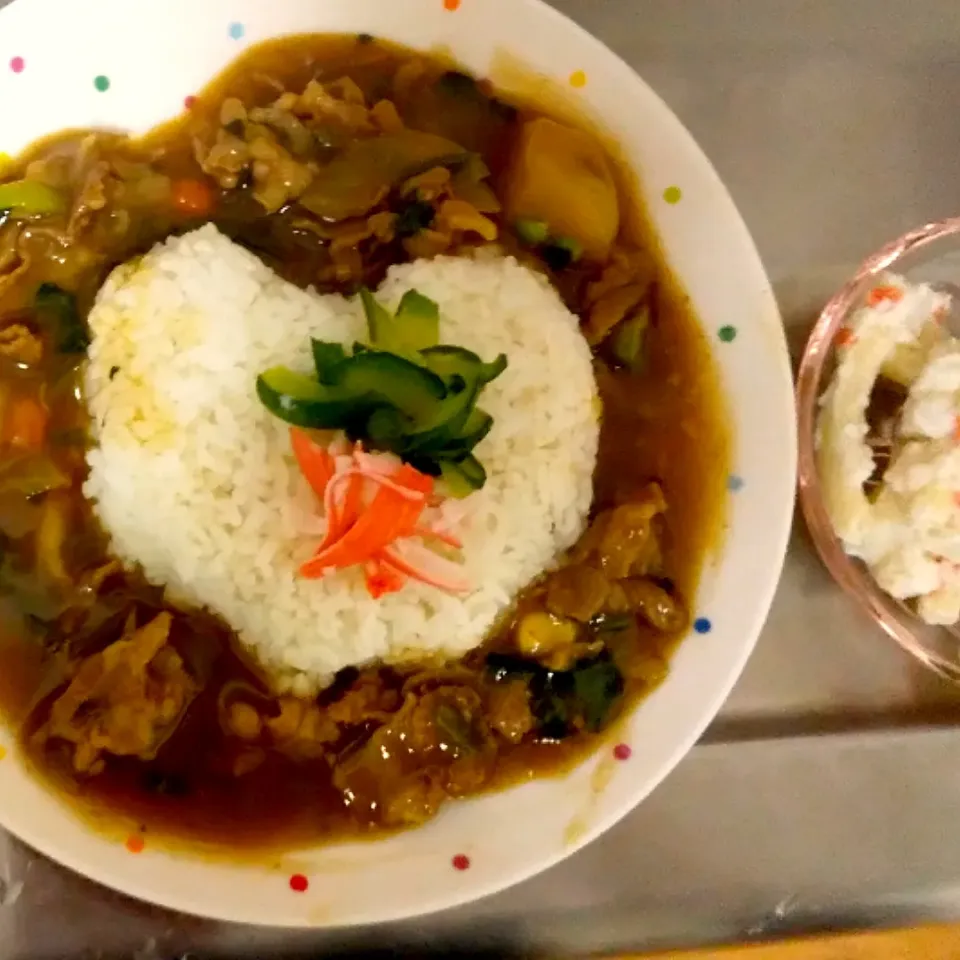 夜ご飯🌃🌙*ﾟの🍛( '-' 🍛  )ｶﾚｰ😘👌💗✨|内藤ひろみさん