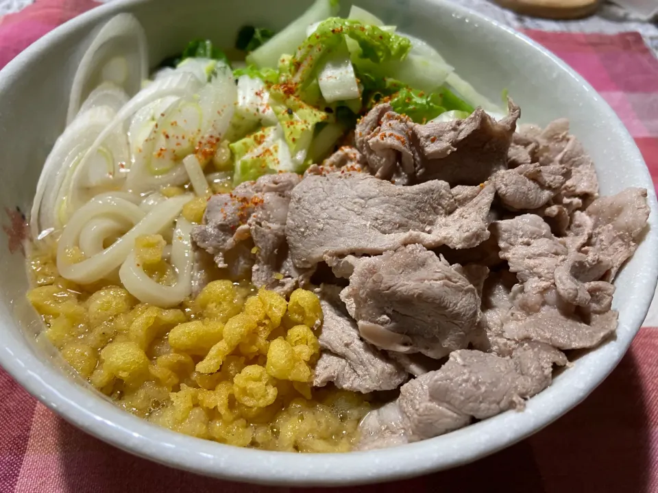 あまり食材 de 肉うどん|ハルのただ飯さん