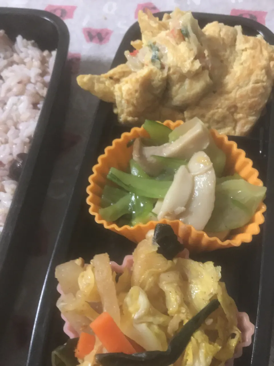 Snapdishの料理写真:中華風オムレツ弁当🍱|Hideさん