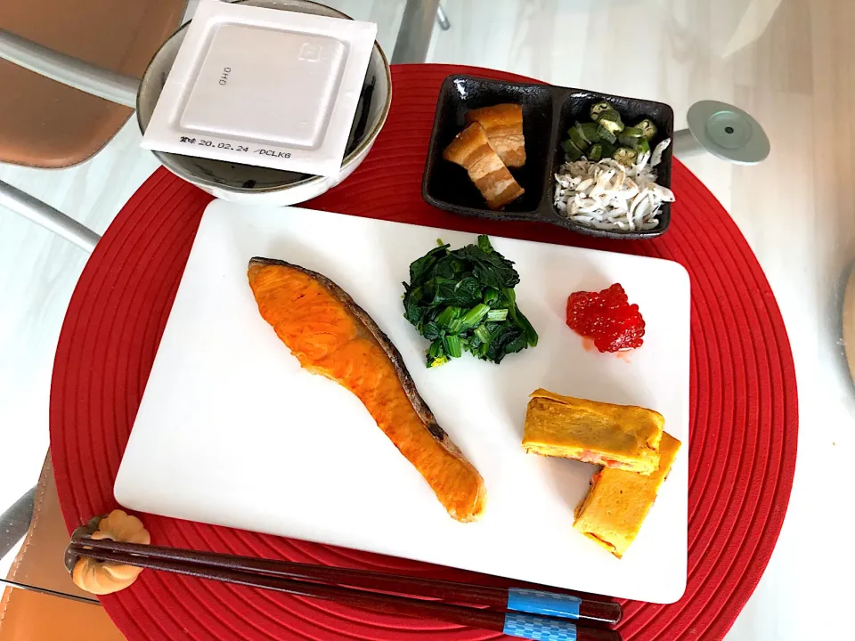 Snapdishの料理写真:朝食です。|あうあうぶーさん