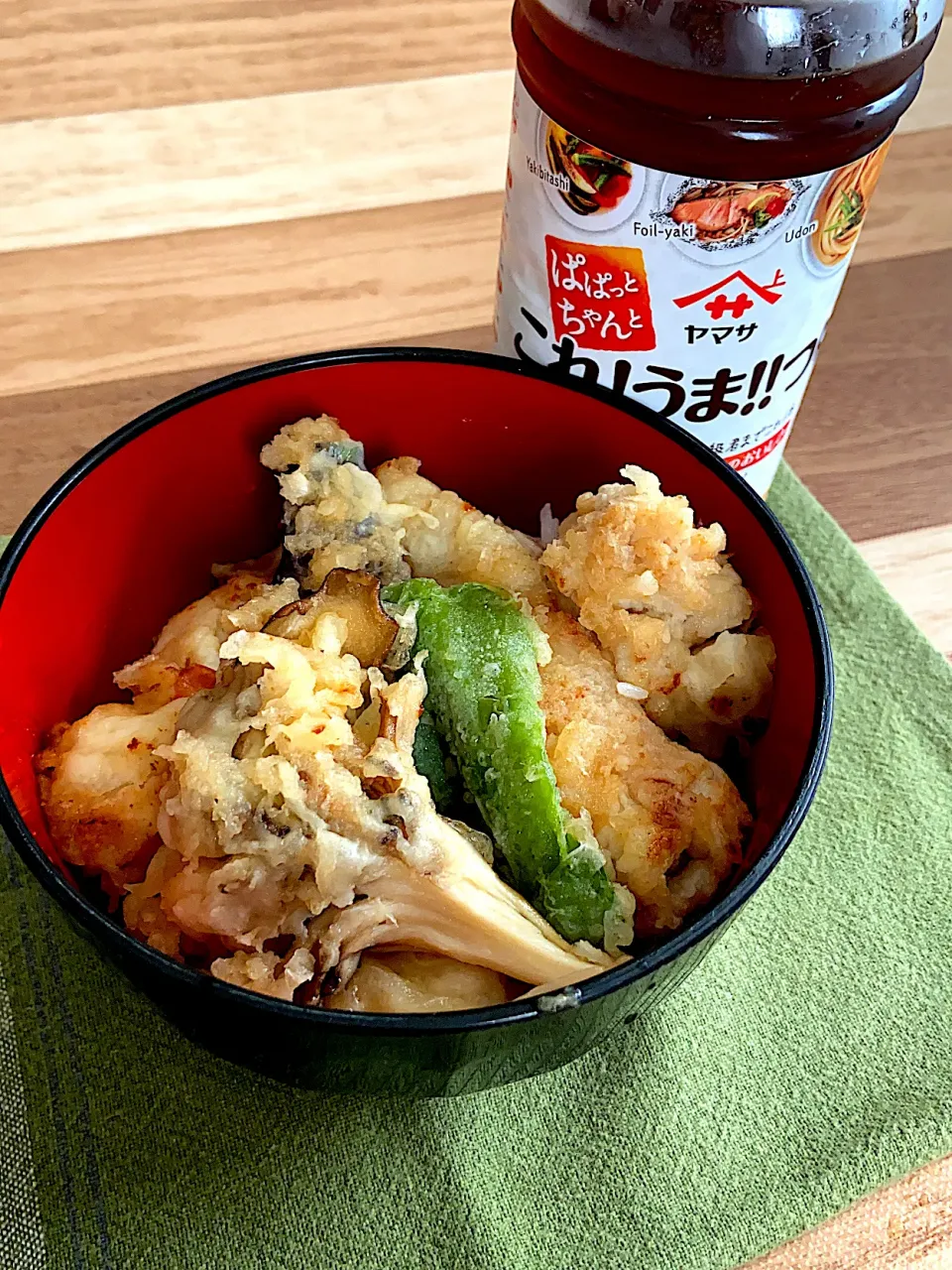 お昼ご飯はぱぱっとちゃんと天丼|renharuruさん