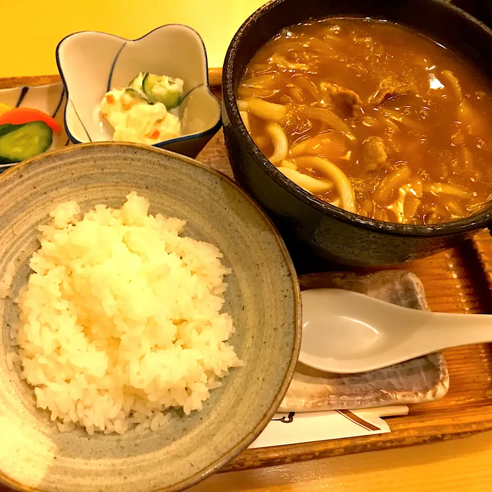 カレー南蛮うどんセット|純さん