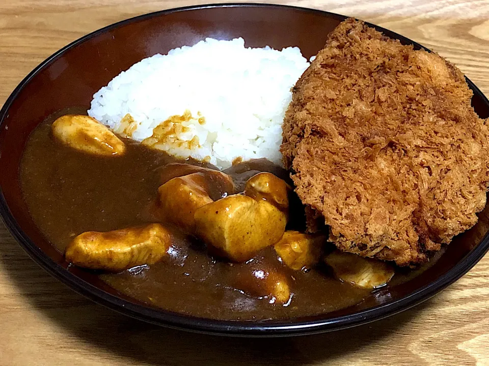 ☆Wチキンのカツカレーライス|まぁたんさん