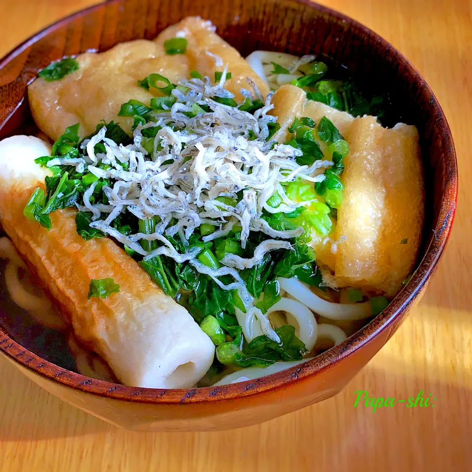 Snapdishの料理写真:お昼のうどん😊|パパ氏さん