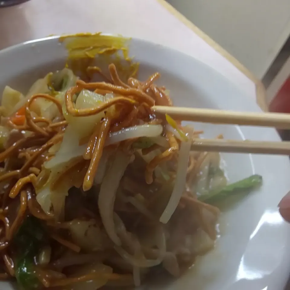 岐阜屋の固い焼きそば|ワビスケさん