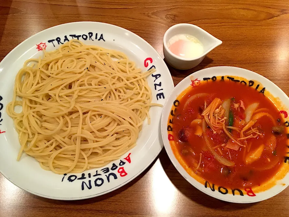 つけナポリタン《吉原トラトリタン》温泉卵付き|こいちさん