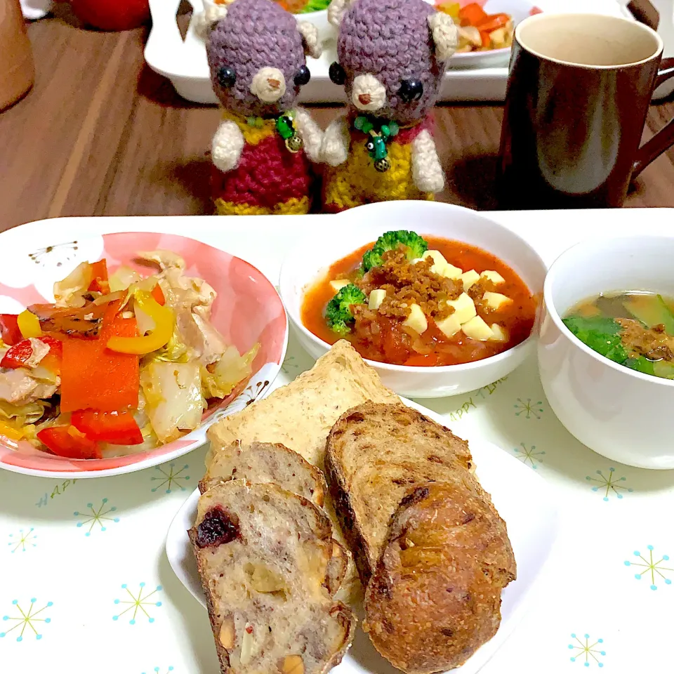 Snapdishの料理写真:朝ごぱん（≧∇≦）|chagashiさん