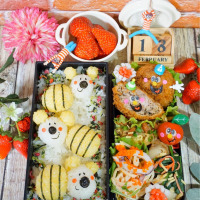 クマﾝ蜂🐝ぉ弁当🌸