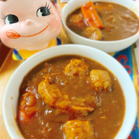 業スー冷凍食材で♡簡単圧力鍋カレー。