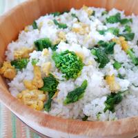 アッチさんの料理 菜の花ごはん