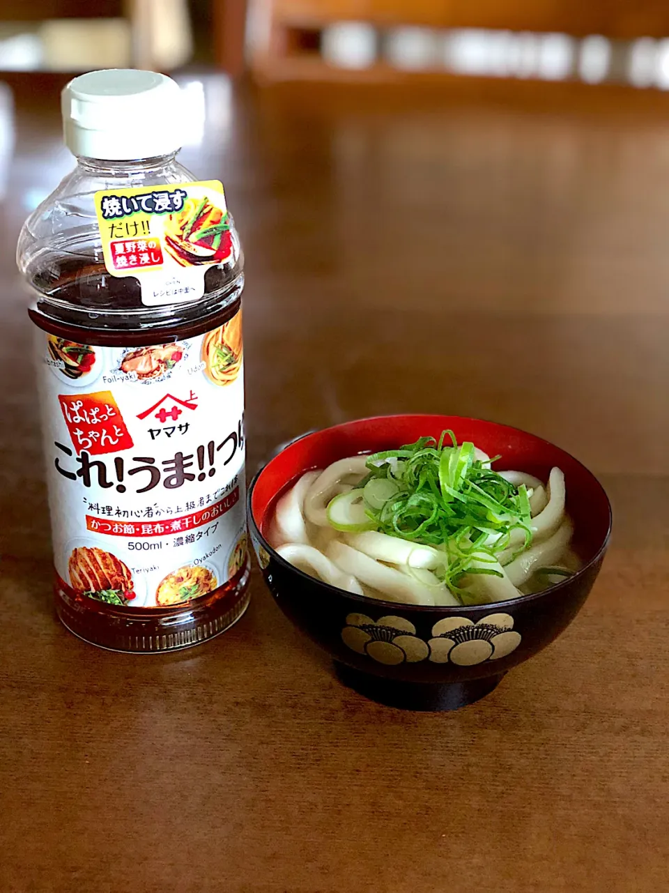 プレゼントて頂いたつゆで作ったお昼ご飯|ゆうちゃんさん