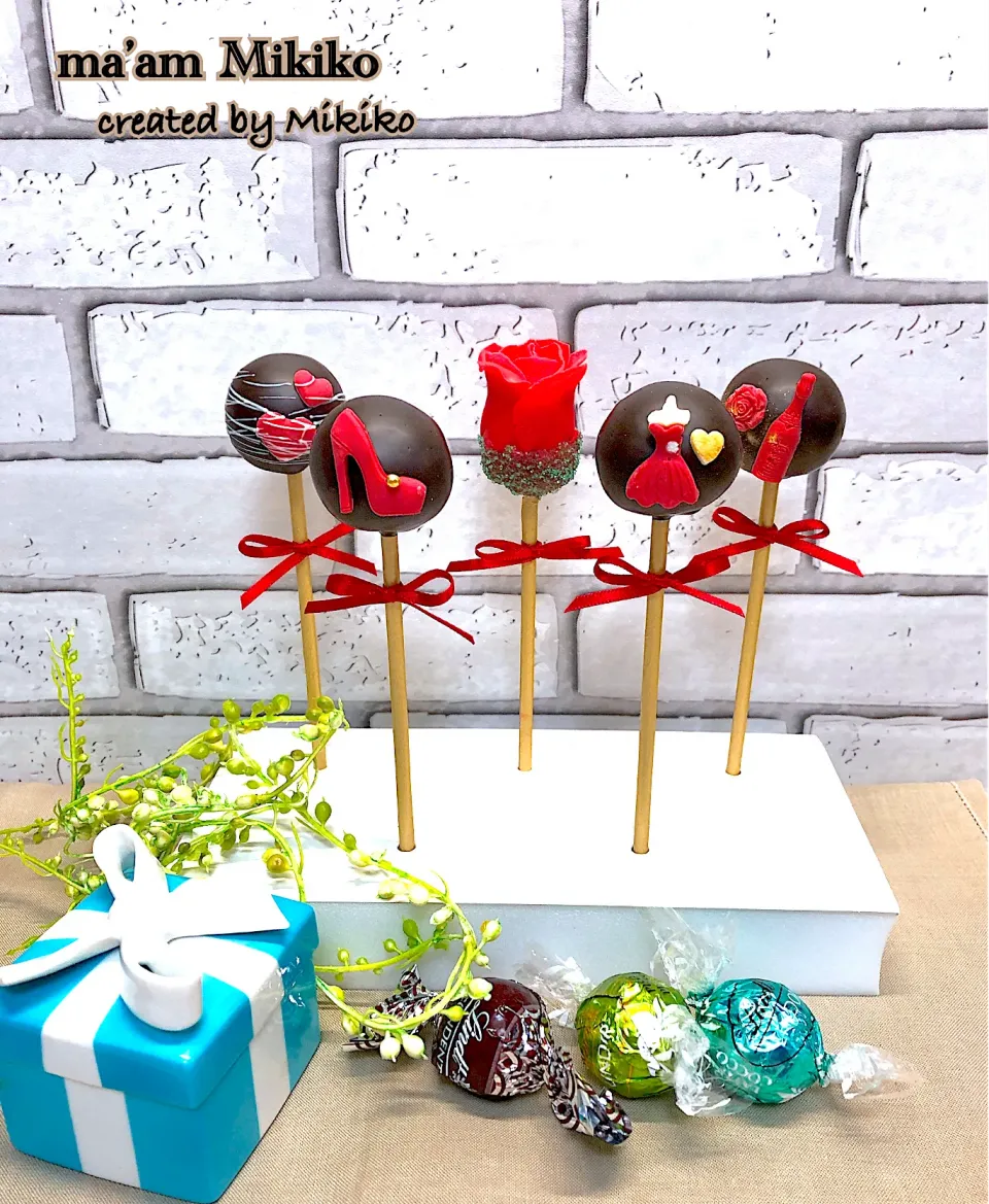 Lady’s cake pops ❤️|マダァムMikikoさん