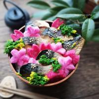 春の鯖寿司