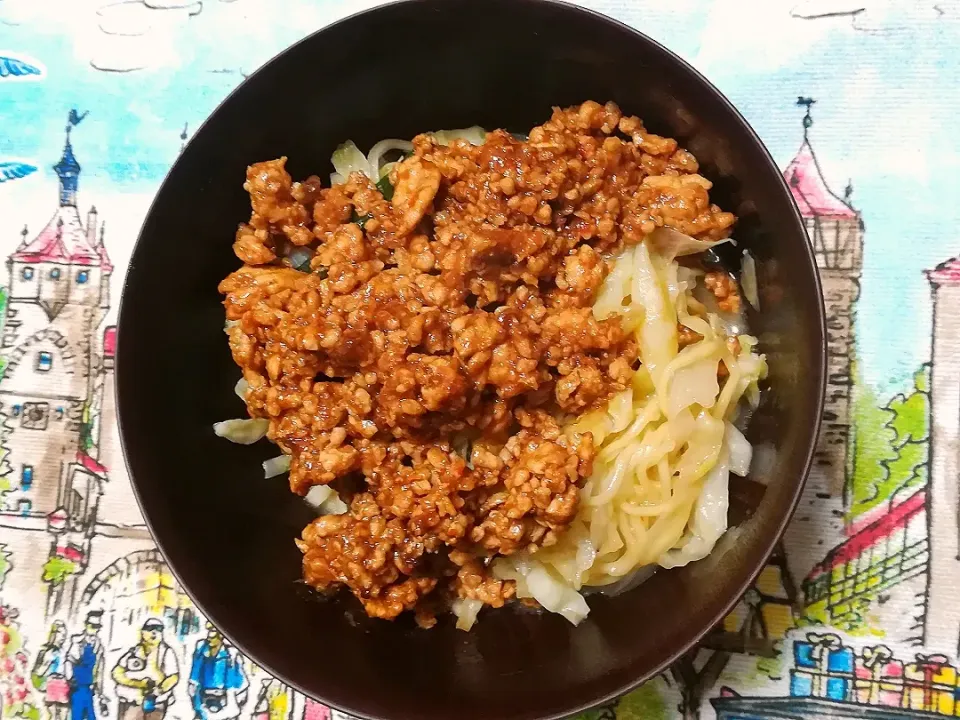 Dinner 肉味噌ラーメン #2日目の鍋 #リメイク|tamakiさん