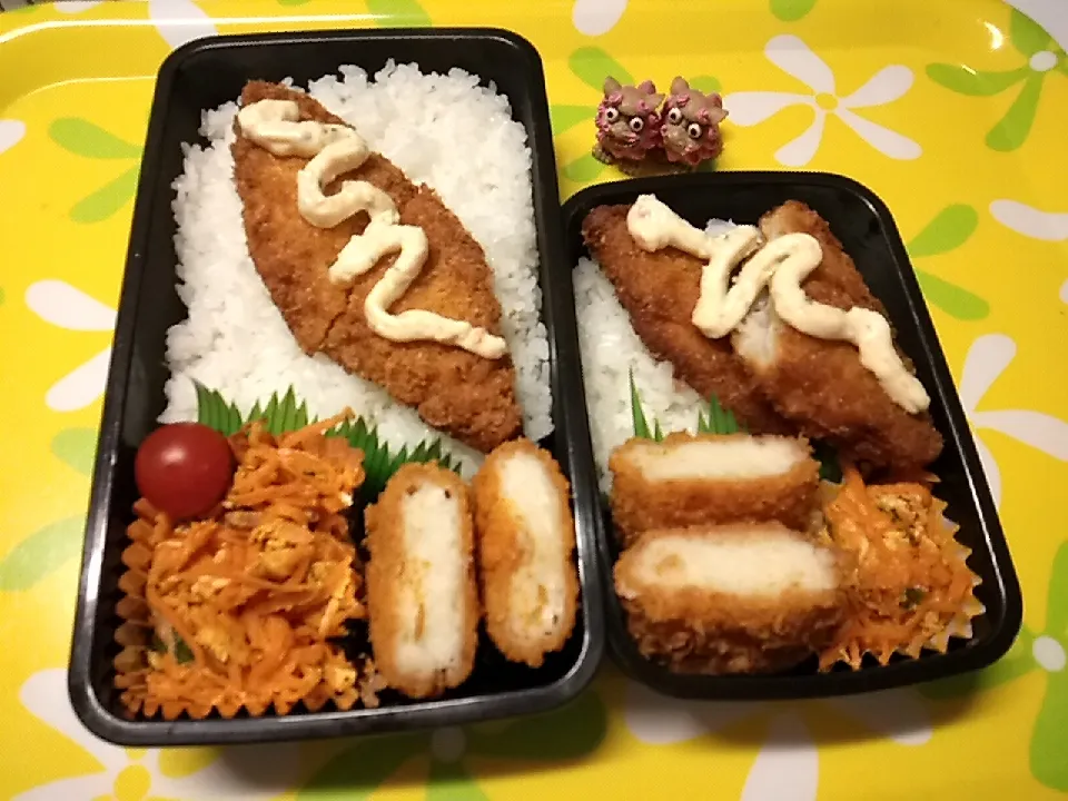 夫の弁当、娘の塾弁|みどりさん