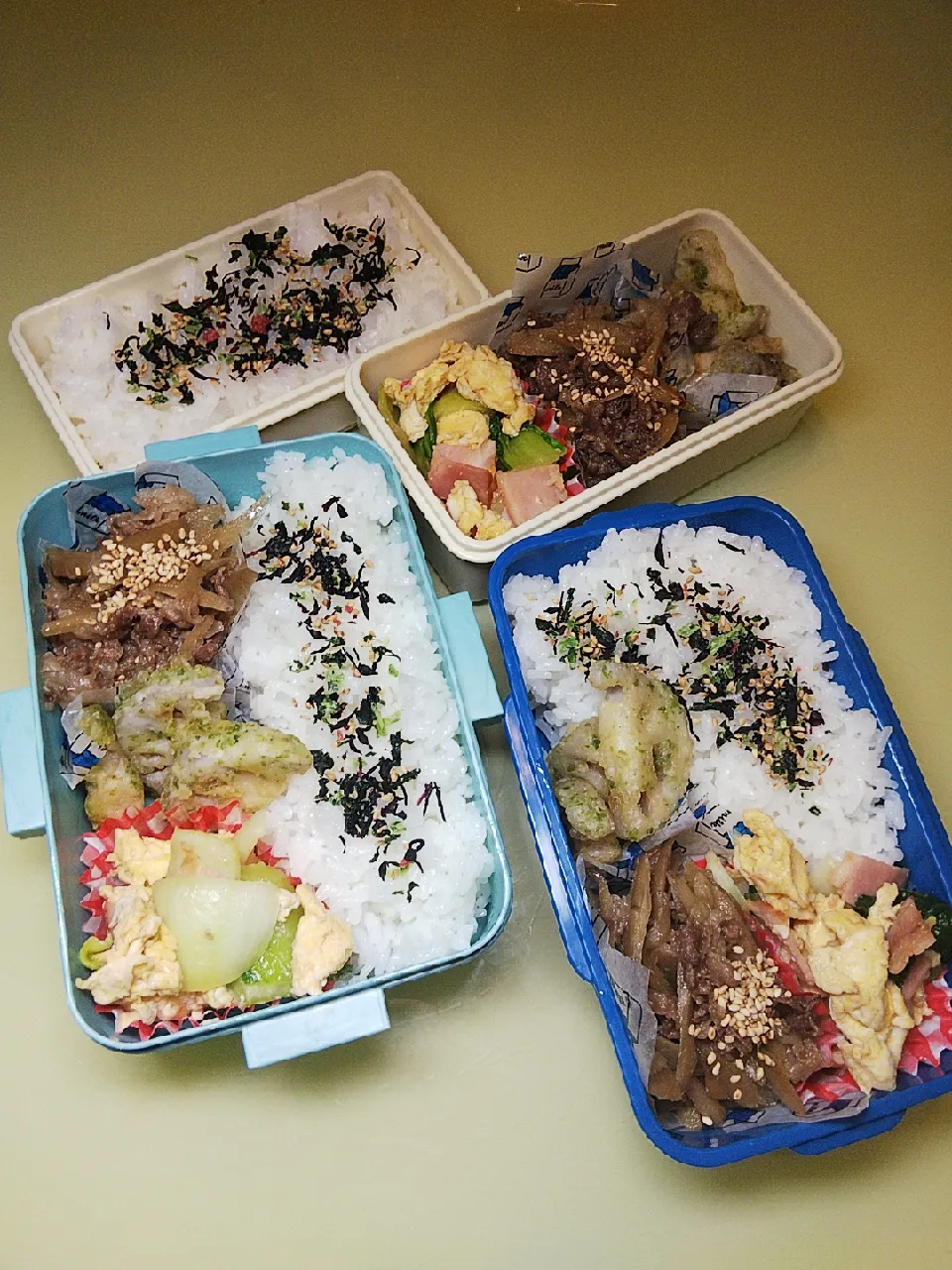 Snapdishの料理写真:2/19 家族弁当|けろよんさん