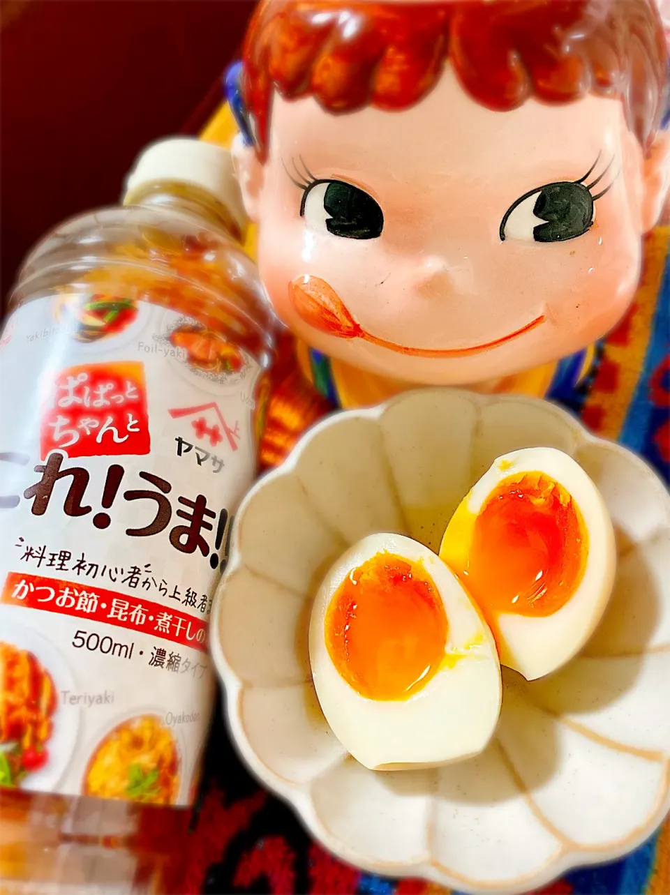 Snapdishの料理写真:これ!うま‼︎つゆに漬けるだけ♡トロ〜り半熟味玉。|ぽき。さん