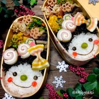 リボンアフロガールちゃん弁当