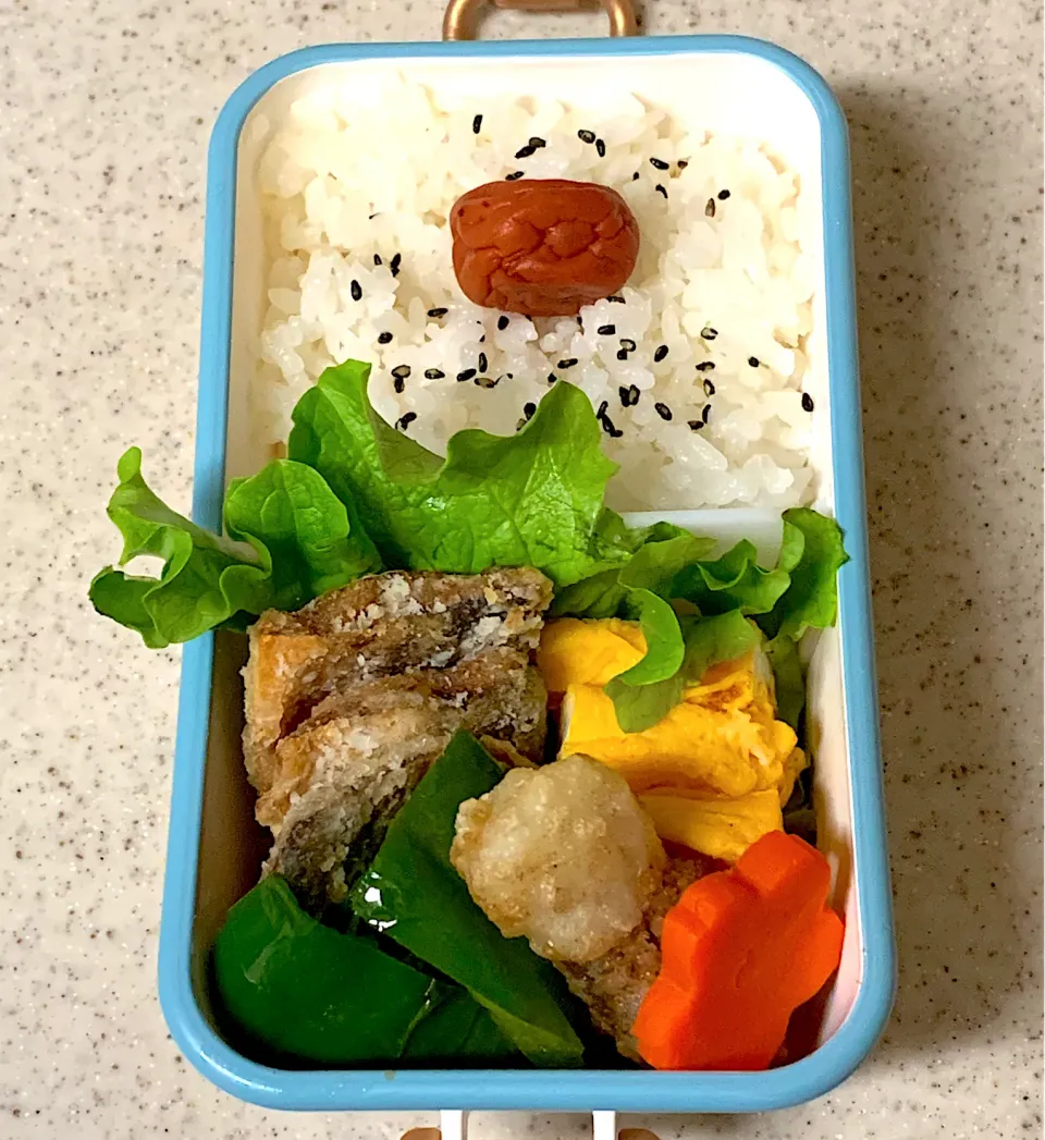 Snapdishの料理写真:鯖の竜田揚げ弁当|besさん