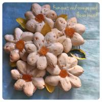 金柑とオレンジピールのお花パン