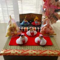 雨水　雛菓子と🎎お雛様