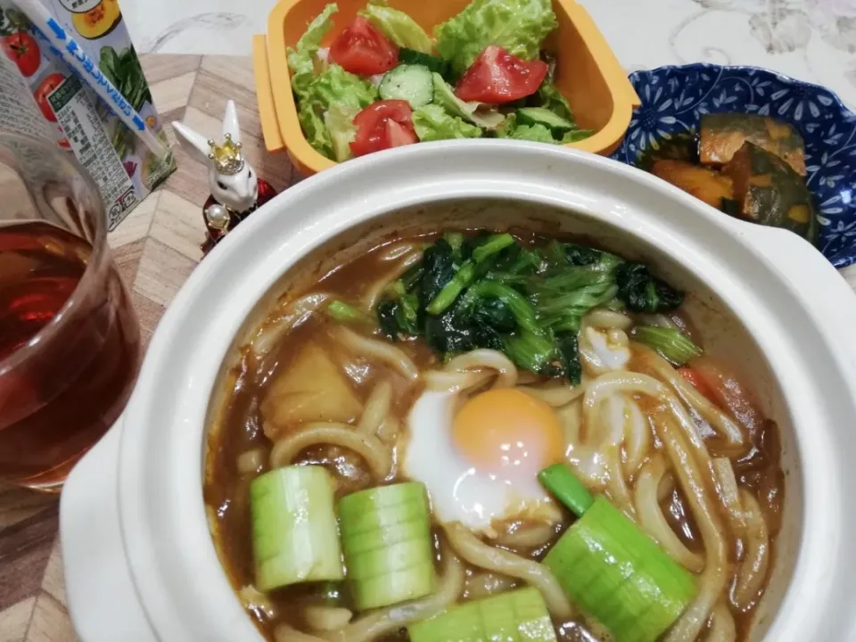 '20. 2/19早カレーうどん😋|たえさん