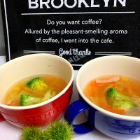 2/19(水)寒い朝の簡単トロっとスープ♡