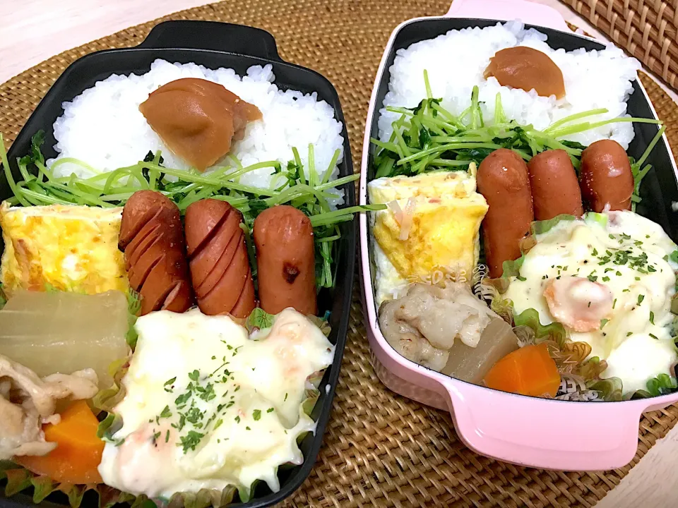 手作り弁当ヤマサつゆで味の染みた大根煮|マム🌹Japanese momさん