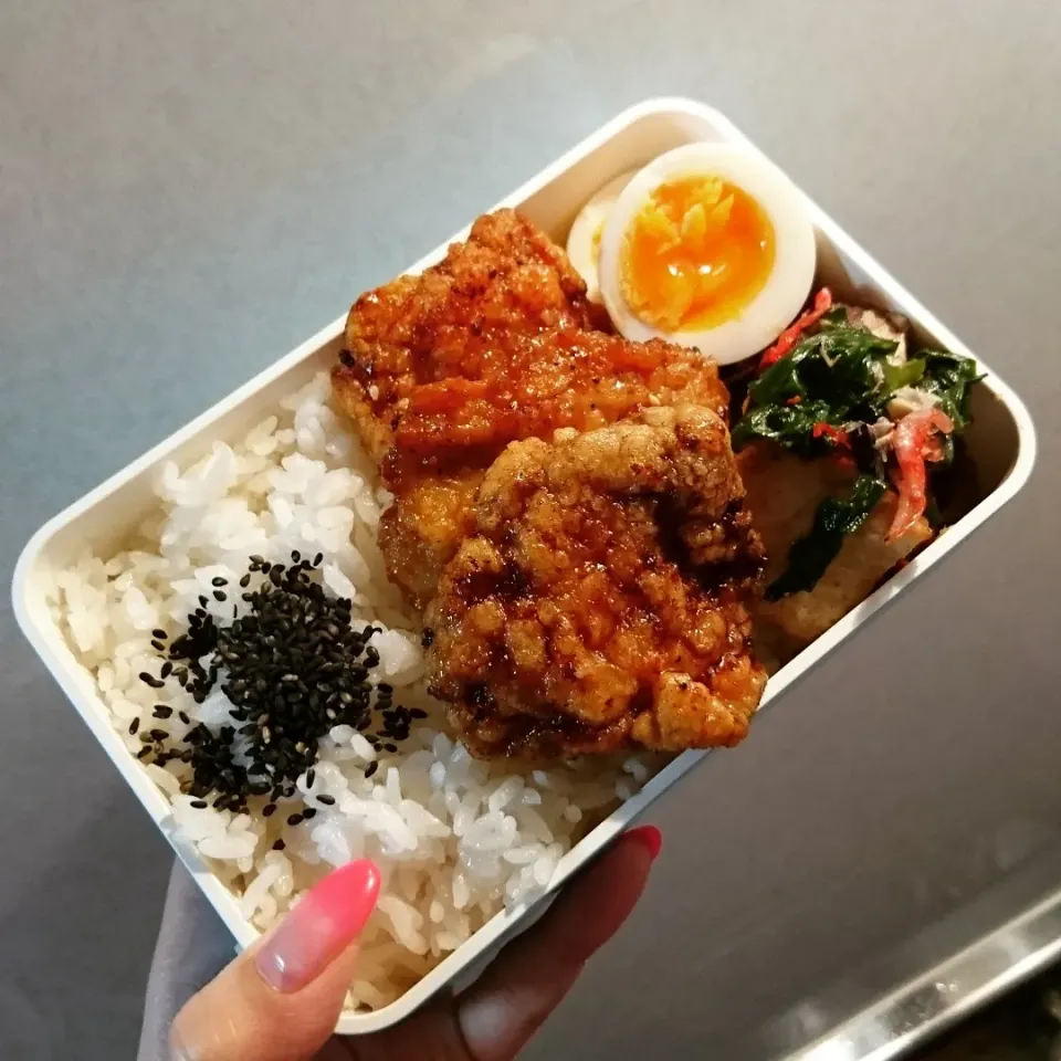 油淋鶏弁当🍱|もえさん