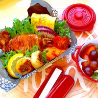 いかの照り焼き&ホタテのソテー弁当🍱