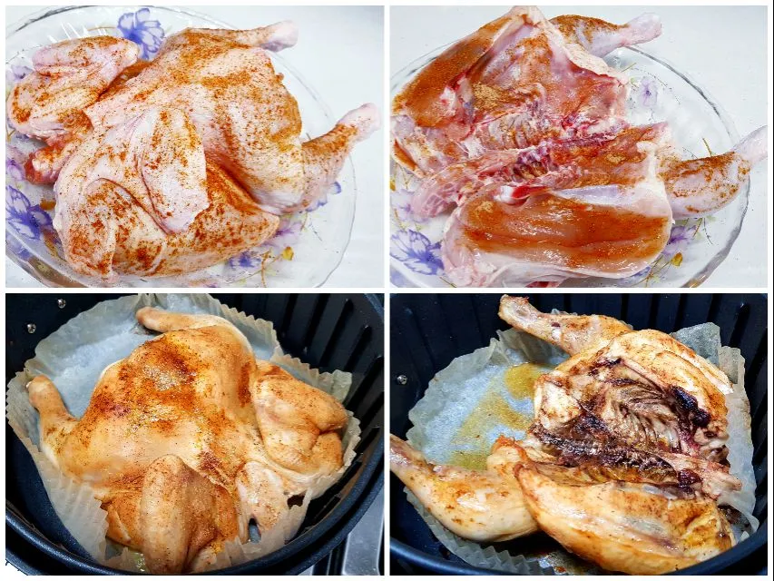 air fryer roast chicken|steven z.y.さん