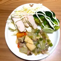 Snapdishの料理写真:トレ後飯|azusaさん