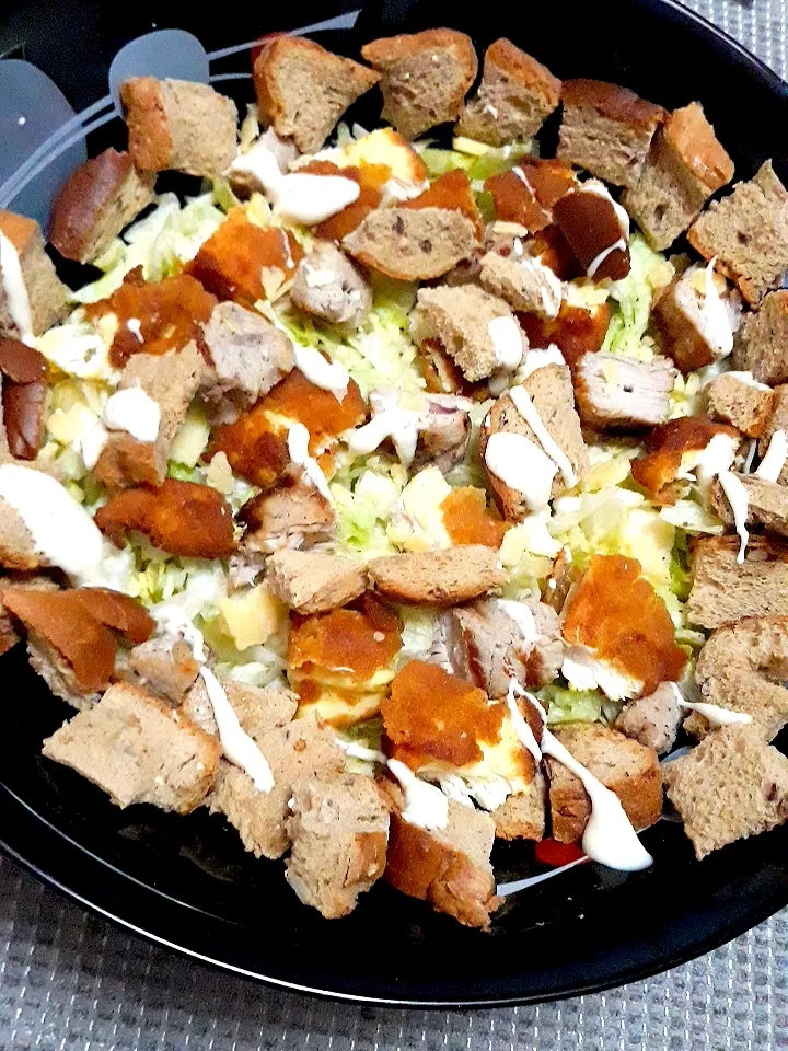 chicken ceaser salad|mentosashrafさん