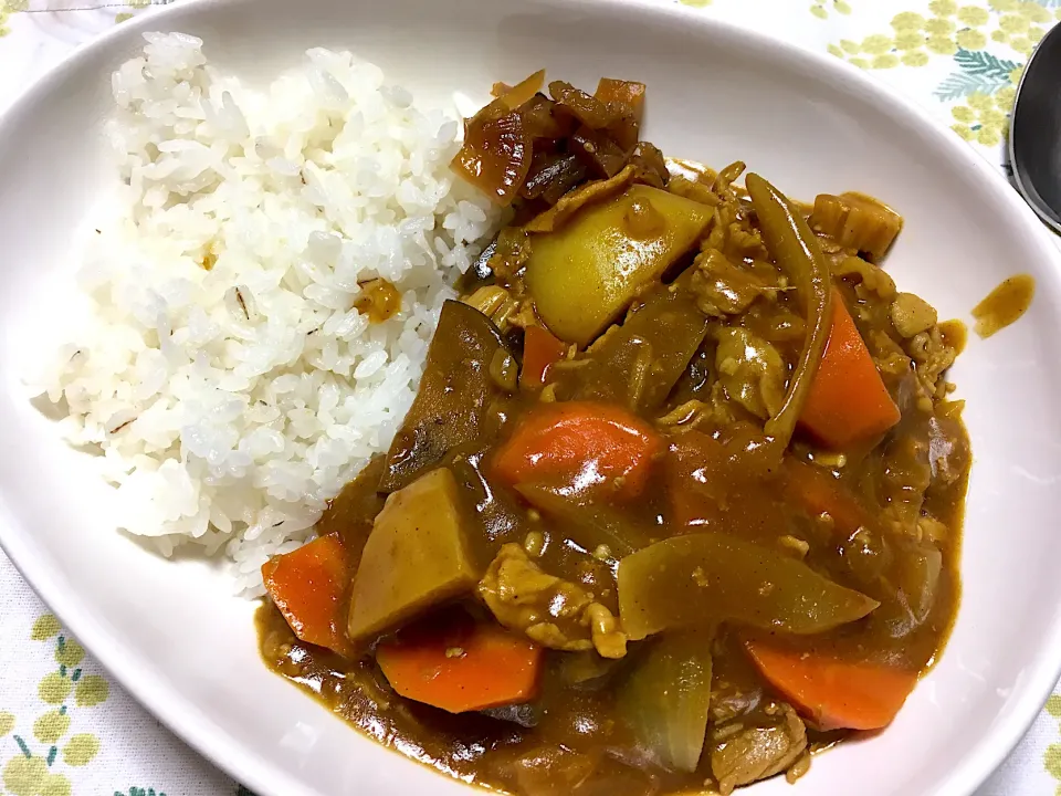 茄子入りポークカレー|こいちさん