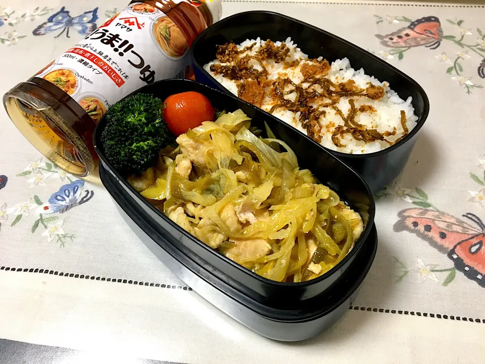 鶏肉と長葱のカレーマリネのお弁当|みよさん