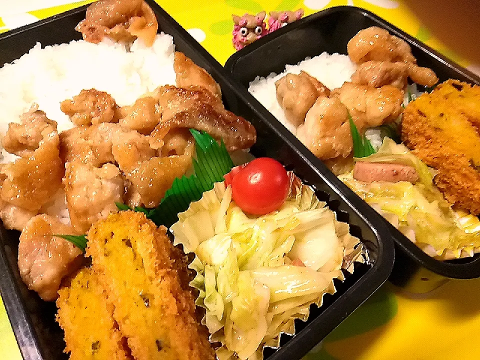 夫の弁当、娘の塾弁|みどりさん