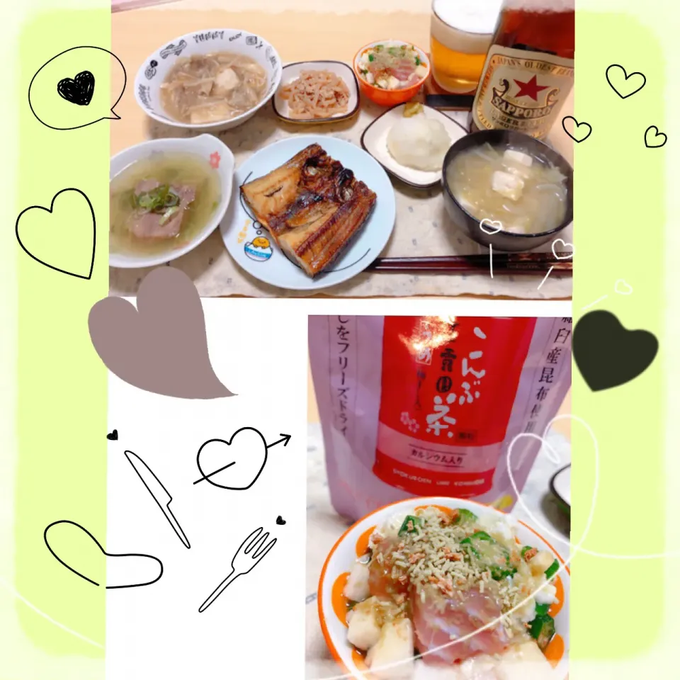 Snapdishの料理写真:２／２０ ｔｈｒ 晩ごはん🍴＊○°|rinaronarさん