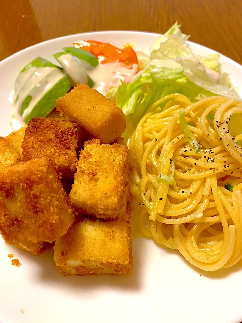 Snapdishの料理写真:ひとくち凍り豆腐のからあげ|tomoさん