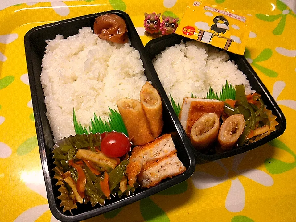 夫の弁当、娘の弁当|みどりさん