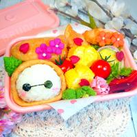 キャラいなり寿司でベイマックス弁当