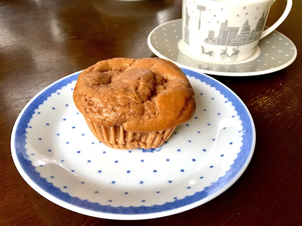 卵・乳製品・砂糖なし♡豆腐のココアマフィン|みよさん