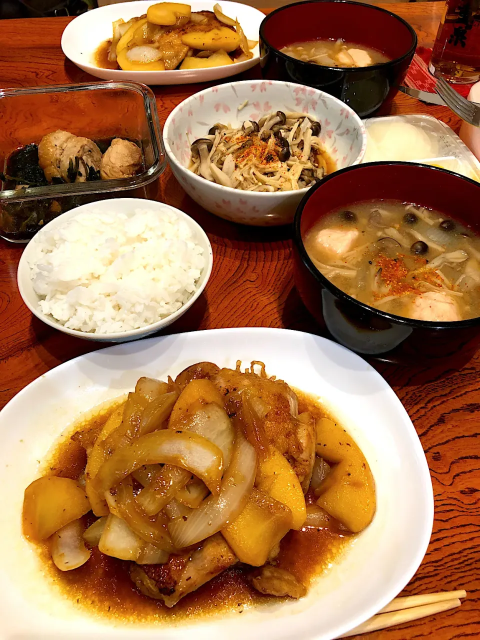 鶏肉とリンゴのソテー😋バルサミコソース添え|すかラインさん