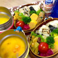 今日の夫婦弁⁽⁽ ◟(灬 ˊωˋ 灬)◞ ⁾⁾💕