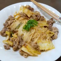 豚キムチそうめん|ゆに。さん