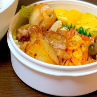 🌸 お弁当 ☺︎ 豚じゃがバター甘辛焼き 🌸