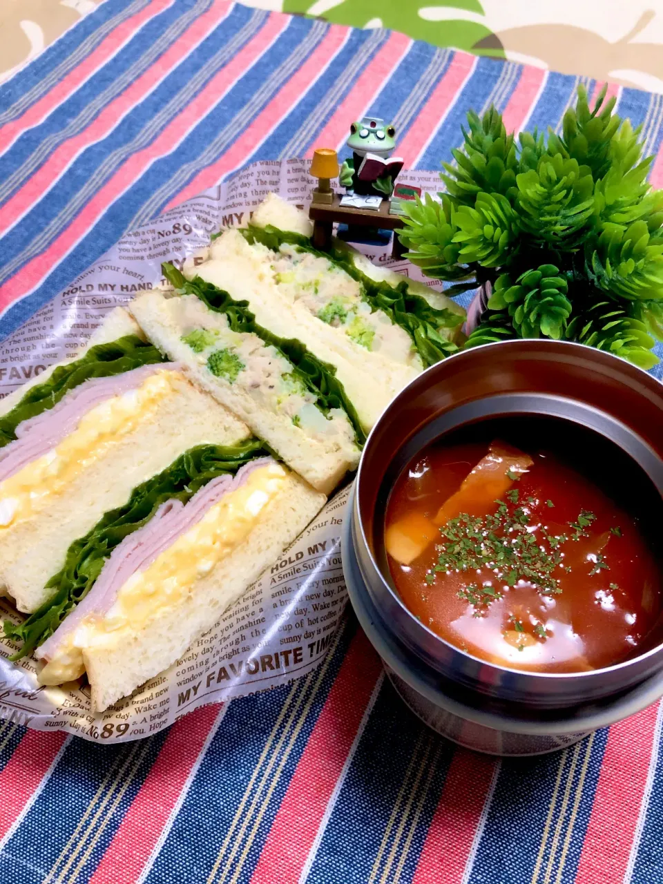 Snapdishの料理写真:本日の娘弁🥪|chiezooさん