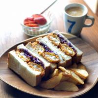 海老カツホットサンド