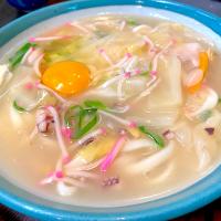 今日のおすすめ「ちゃんぽんうどん」だそうな